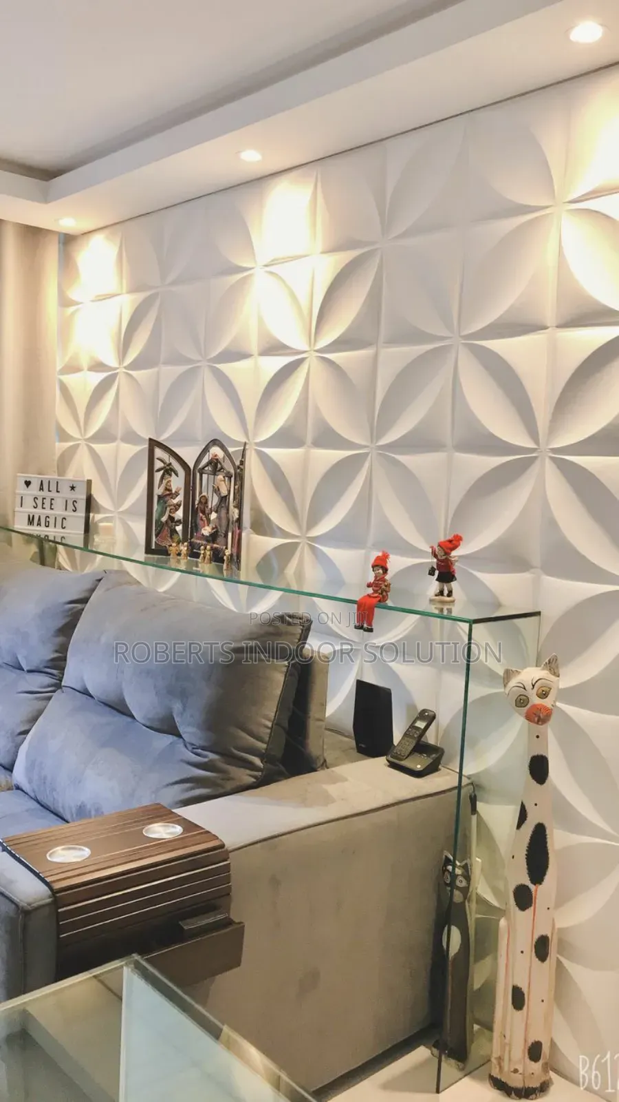 Radiant 3d Wallpanels Less Talk,More Wall Decor