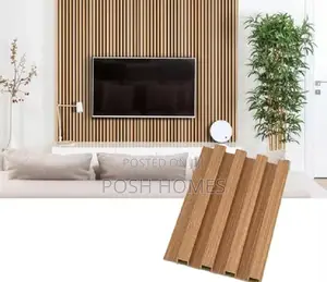 Brown Decorative Fluted Wall Panels