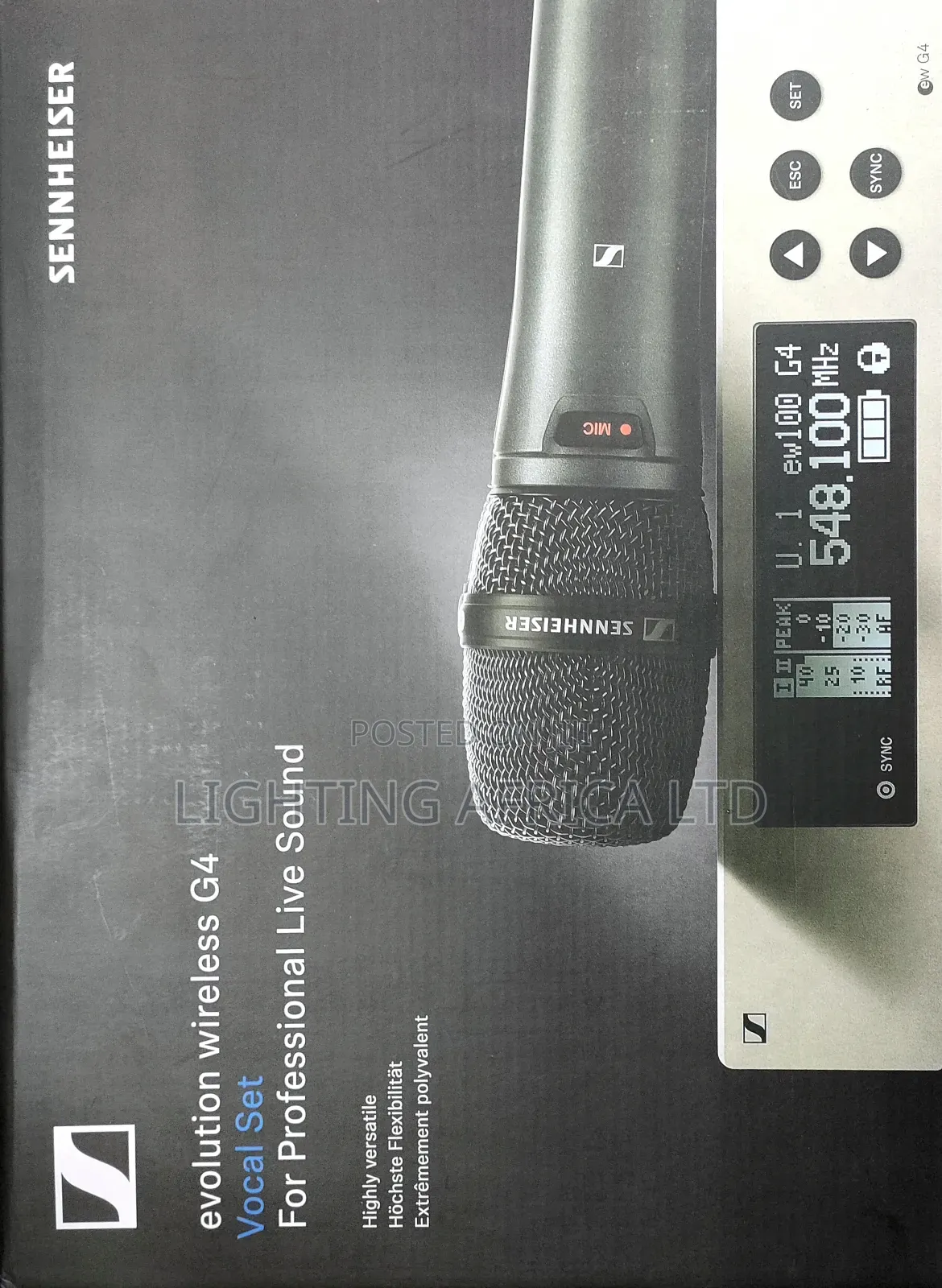 Sennheiser G4 Vocal Evolution Wireless 500m Frequency