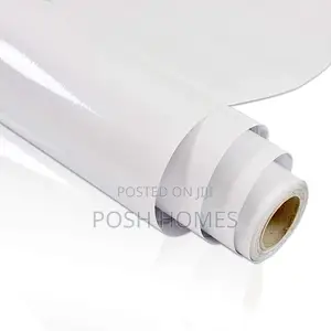 White Contact Self Adhesive Wallpapers
