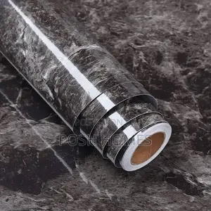 Dark Grey Contact Self Adhesive Wallpapers