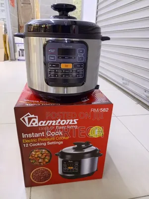 Ramtons Rm/582 Electric Pressure Cooker 60 Kpa Pressure