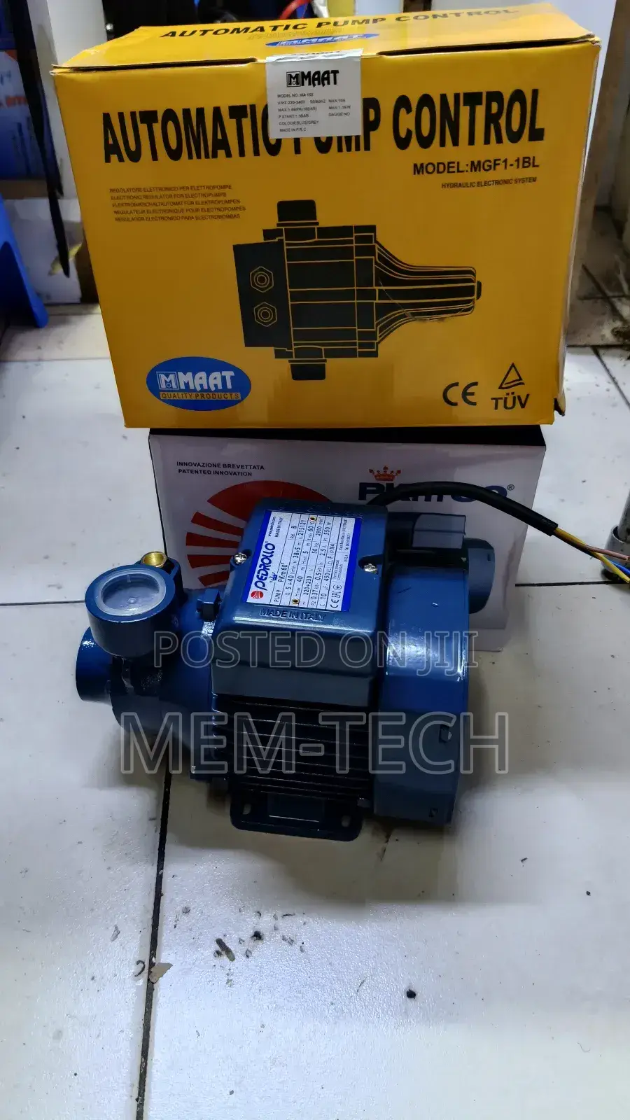 Quality Pedrollo Pump+Pressure Control