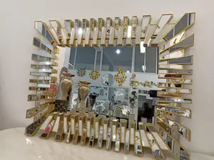  Cerrated Elegant Decorative Mirror (Big Size)* 74*57