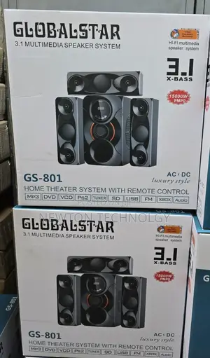 Globalstar 3.1ch Home Theater System With Remote Control