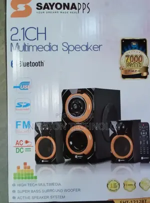 Sound - 2.1 Ch Bluetooth Home Theater Wooofer
