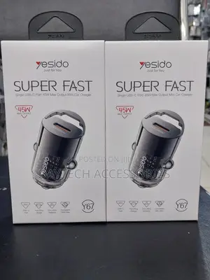 Yesido Y67 Pd 45w Type-C Mini Car Charger Fast Charging