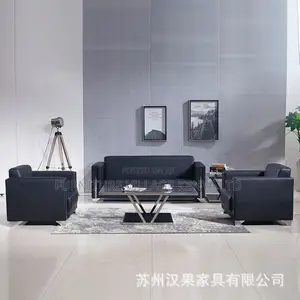 Office Sofa: Modern Office Five Seat Executive Team Sofa Set
