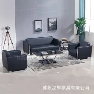 Office Sofa: Modern Office Five Seat Executive Team Sofa Set
