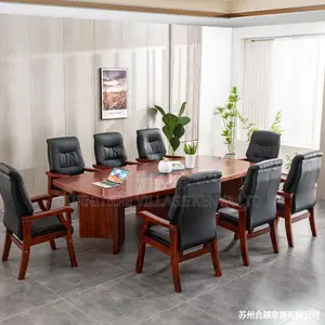 Office Table: Full Mahogany 240cm Executive Board Table