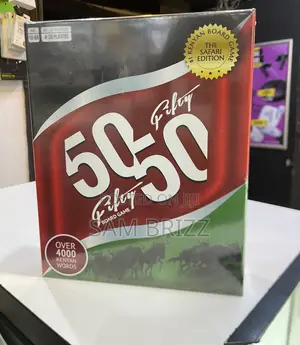 Fifty Fifty Board Game the Safari Edition