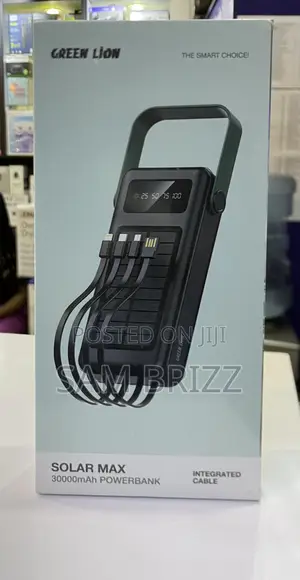 Green Lion Solar Max 30000mah Powerbank