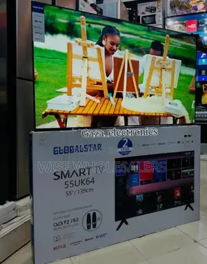 Globalstar 55uk64 , 55inch Smart Android Tv, Netflix's