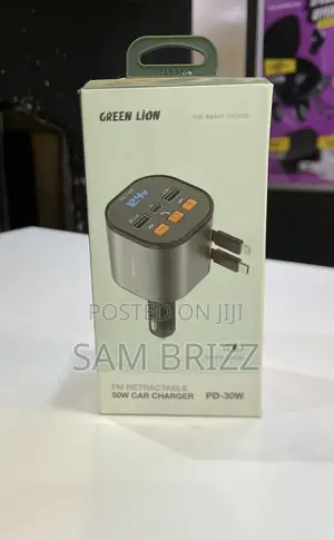 Green Lion 50w Car Charger Pd-30w