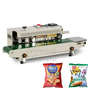 Hardworking Continuous Sealing Machines Working With Foilbag