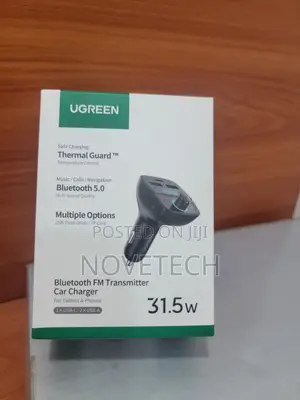 Ugreen 20w Car Charger Fast Dual Usb Type C Bluetooth Audio