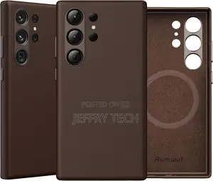 Rumwot Genuine Leather Case for Samsung Galaxy S24 Ultra