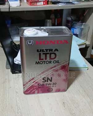 New Honda Motor Oil