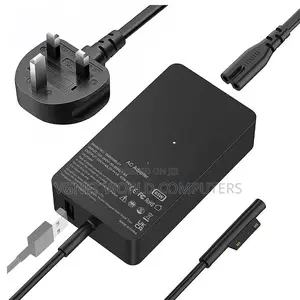 Microsoft Surface Pro 5 Charger 15v by 4a With Power Cord.