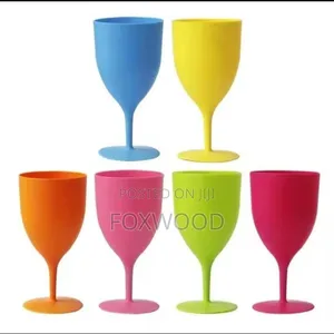 Wine Glass Plastic 6pcs