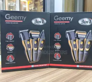 *_geemy_ Rechargeable Shaver And Trimmer Set.*
* Geemy 3in1