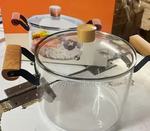 4.0 Glass Borosilicate Cooking Pot Available
