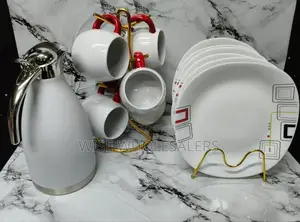 13 Pcs Breakfast Set

6 Pcs Dinner Plates
6 Pcs Pot Mugs