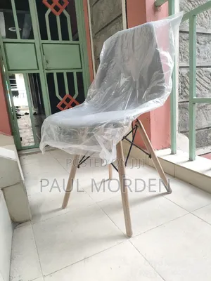 Gray Plastic Eames Dining Chair