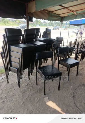 Caterina Leather Black Chairs or Office Chairs
