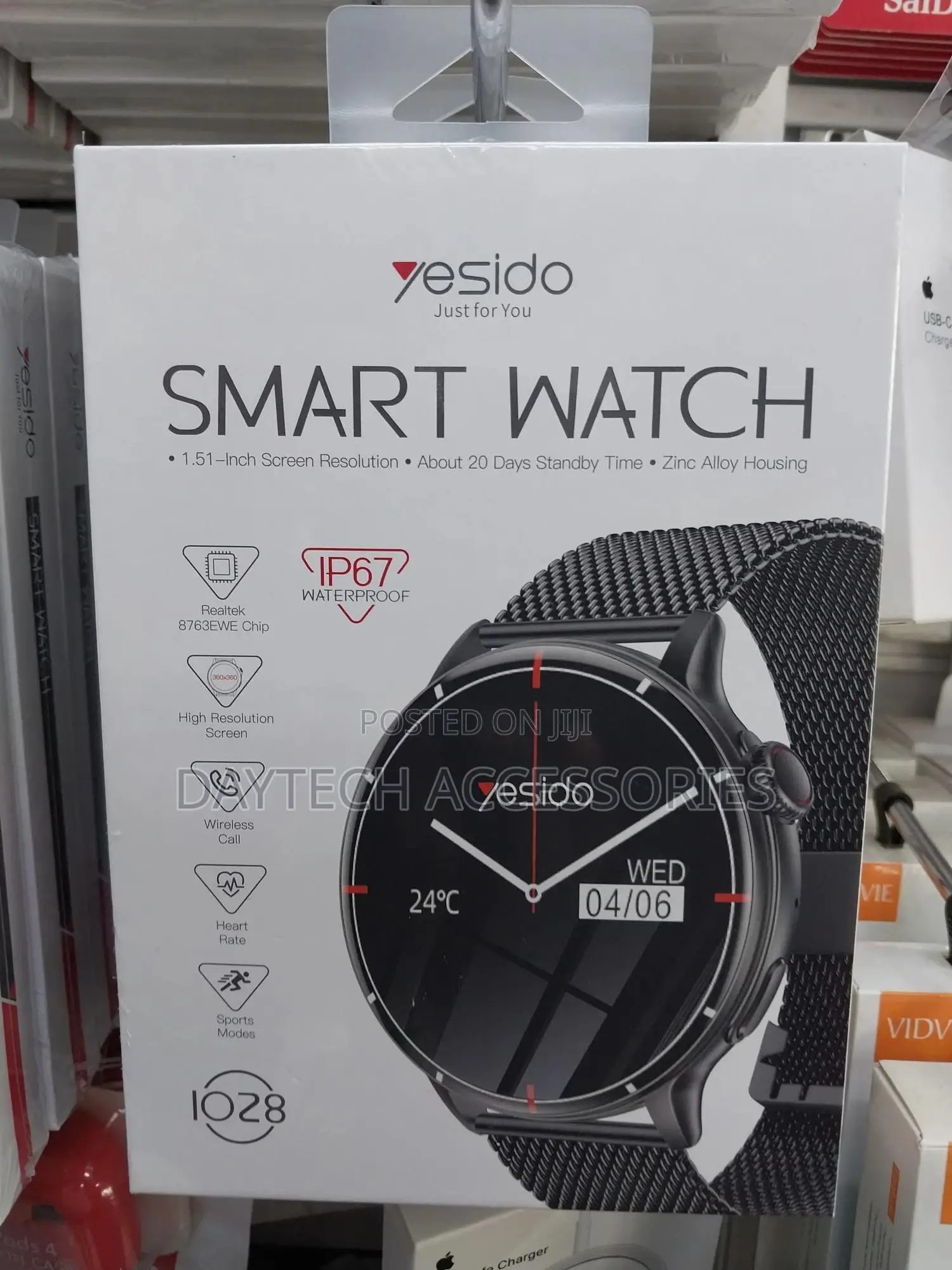 Yesido 1.51 Inch Screen Smart Watch