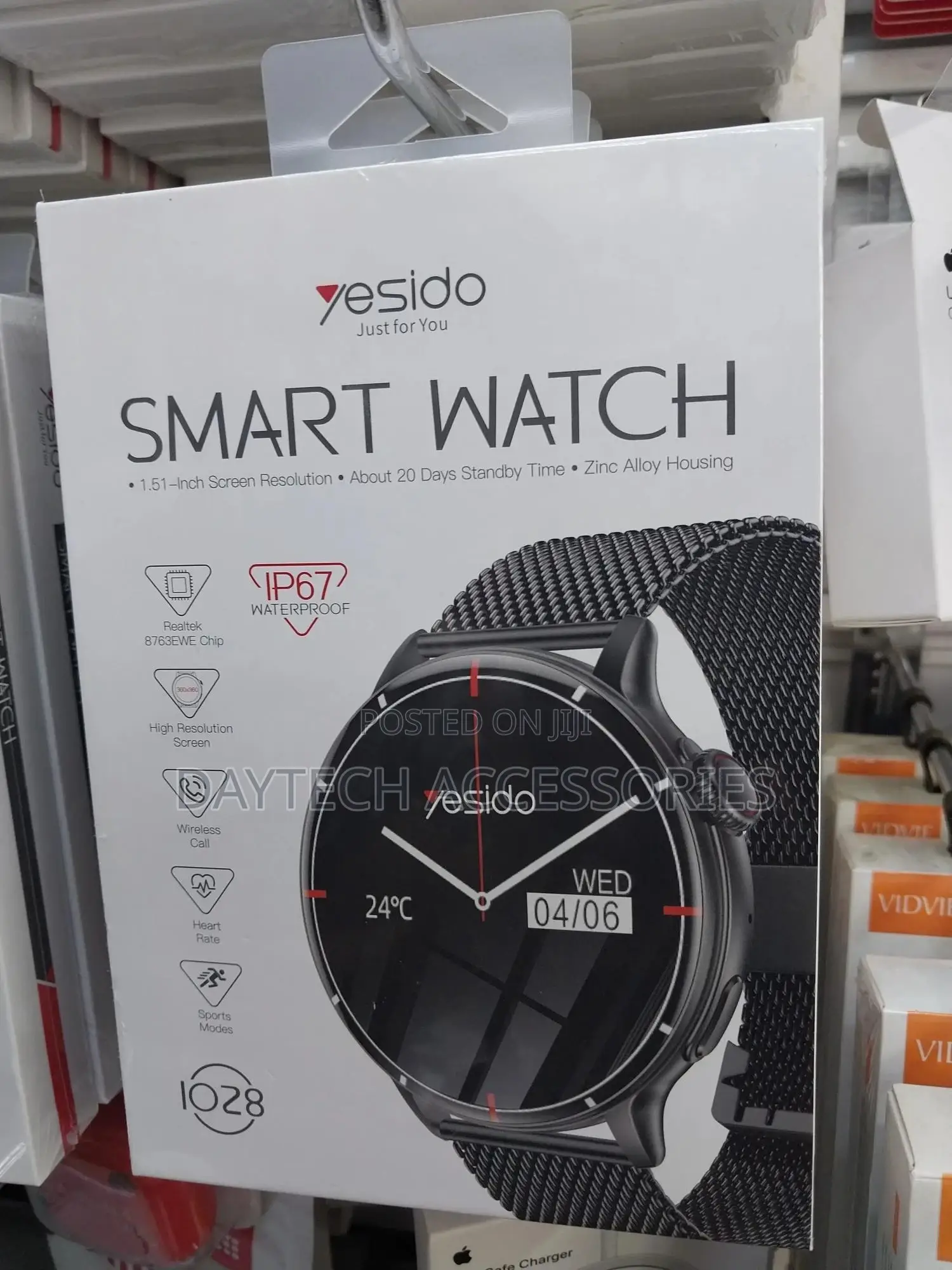 Yesido 1.51 Inch Screen Smart Watch