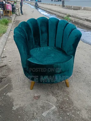 Flower Sofa Seat Single or Pedicure Seat, Green 