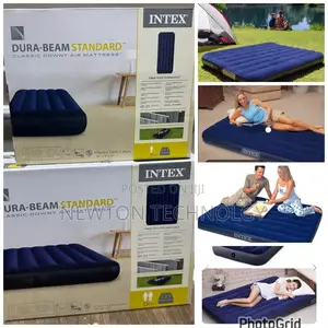Intex Inflatable Mattress With Free Electric Pump 2.5*6