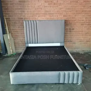 5*6 Light Gray Mocket Bed on Sale