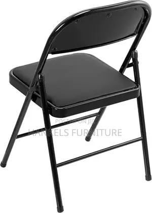 Black Foldable Training Chair