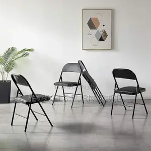 Black Foldable Training Chair