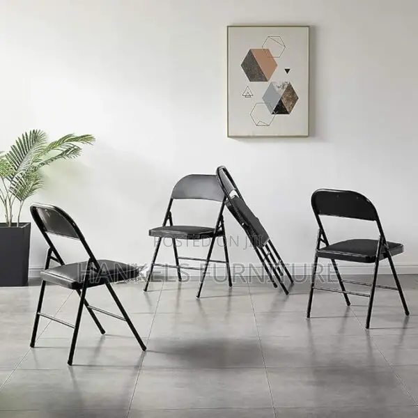 Black Foldable Training Chair