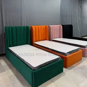 4*6 Chester Beds in Green, Orange, Pink Black Fabrics