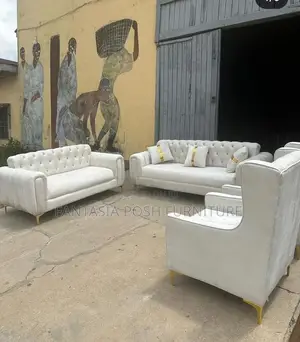 Modern 4-Piece Living Room Sofa Set
