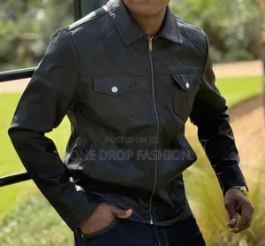 Men Black Shacket