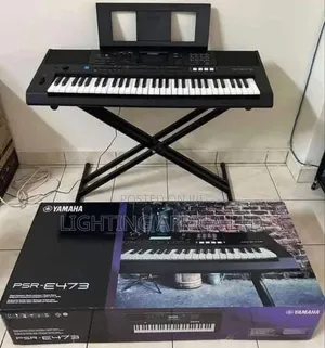 New Original Psr E473 Yamaha Keyboard 61 Keys Plus Keyboard Stand