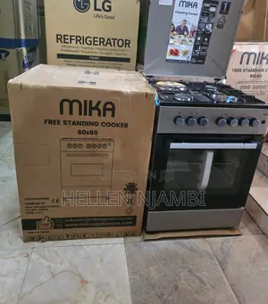 Mika 60×60 3+1 Standing Cooker With Electric Oven