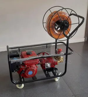 Portable Power Sprayer Aico Japan With 50m Hose Reel