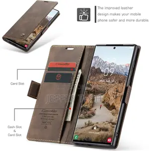 Yzbyfon Galaxy S24 Ultra Wallet Leather Flip Case