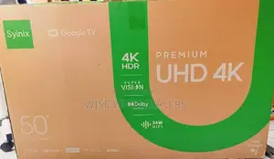 Syinix 50inch Google Tv
Premium Uhd4k(Hdr)