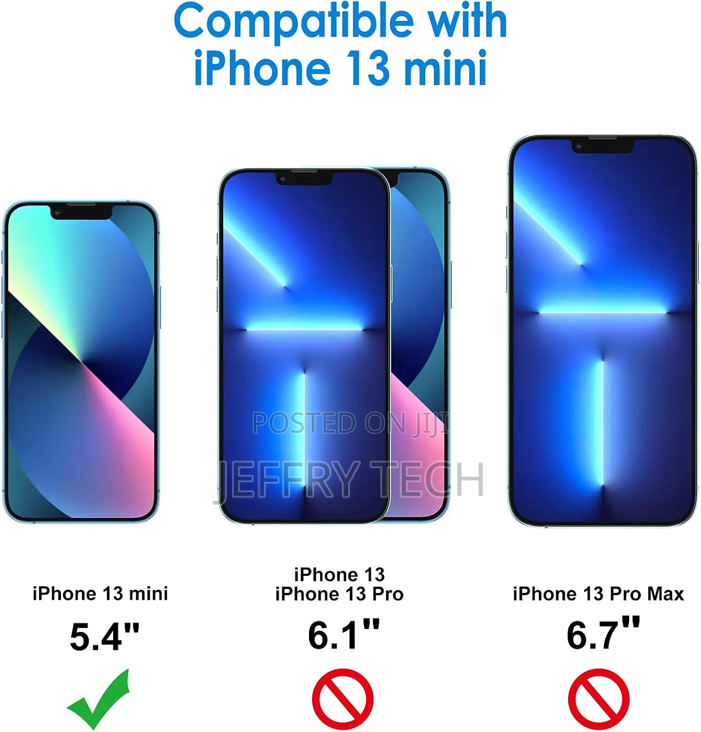 Screen Protector Compatible With iPhone 13 Mini