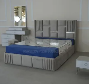 Grey Panel Bed (Mocket /Chester) Size 5 by 6