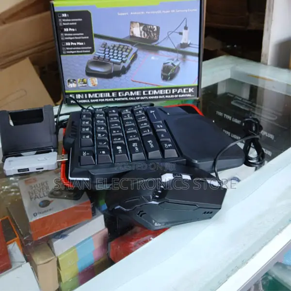 Bluetooth Gaming Keyboard Mouse Converter for Smartphone