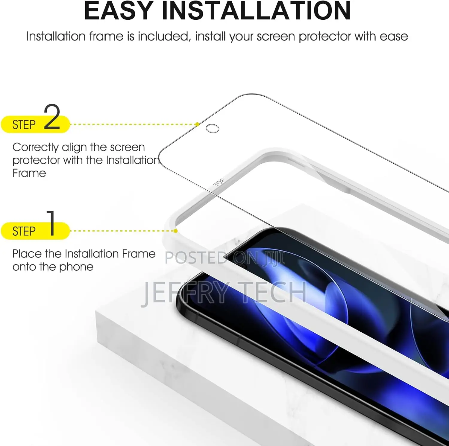 Sparin Screen Protector for Google Pixel 9a Tempered Glass