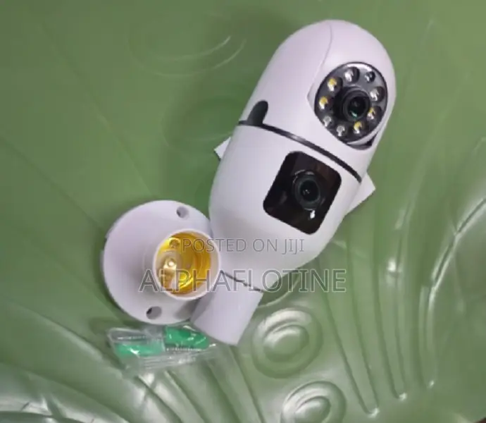 V380 Dual Lens Bulb Camera